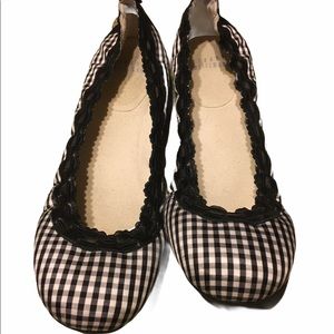 Stuart Weitzman Gingham Flats